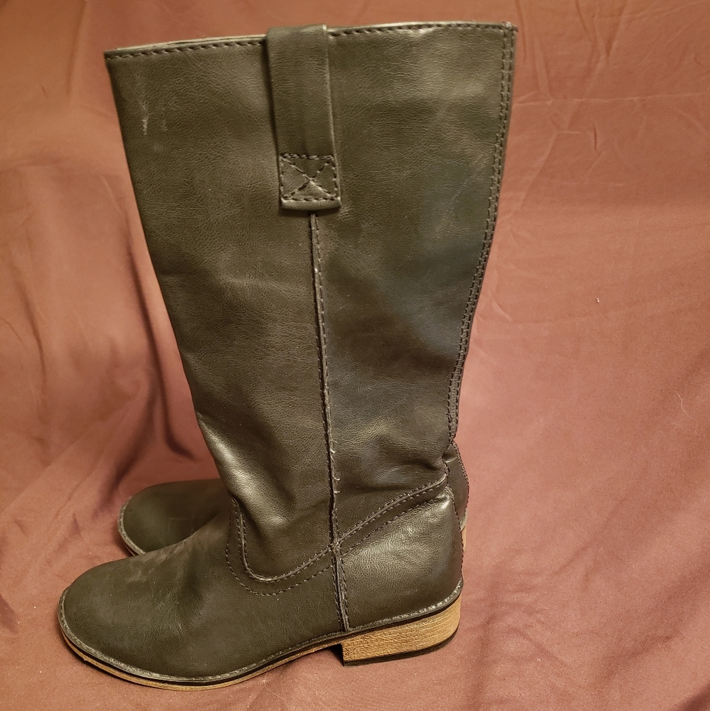 Black calf riding boot Mossimo